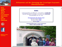Tablet Screenshot of ff-oberschoellenbach.de